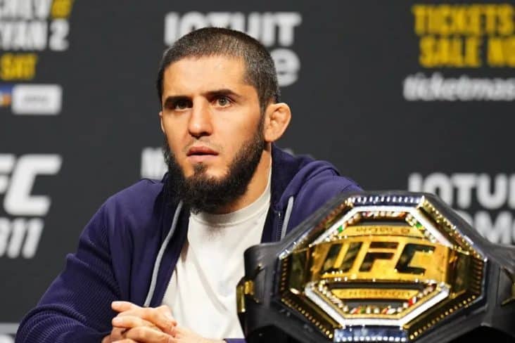 Ислам Махачев UFC 311 хэвлэлийн хурал дээр болсон Нэйт Диазын усны савны хэргийн талаар ярив