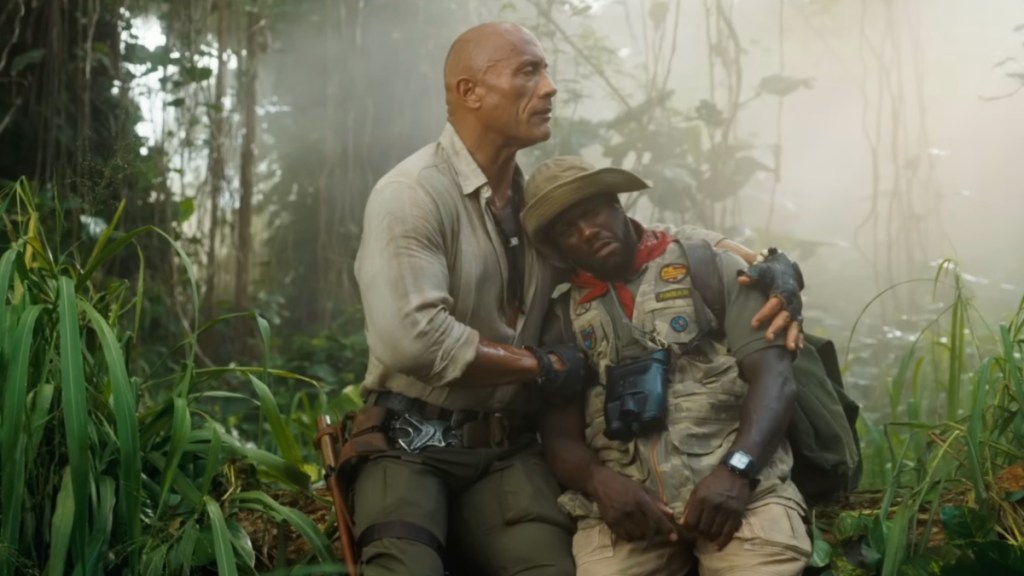 Dwayne Johnson Calls Kevin Hart His ‘D–head Son’ Ahead of New Jumanji Trailer