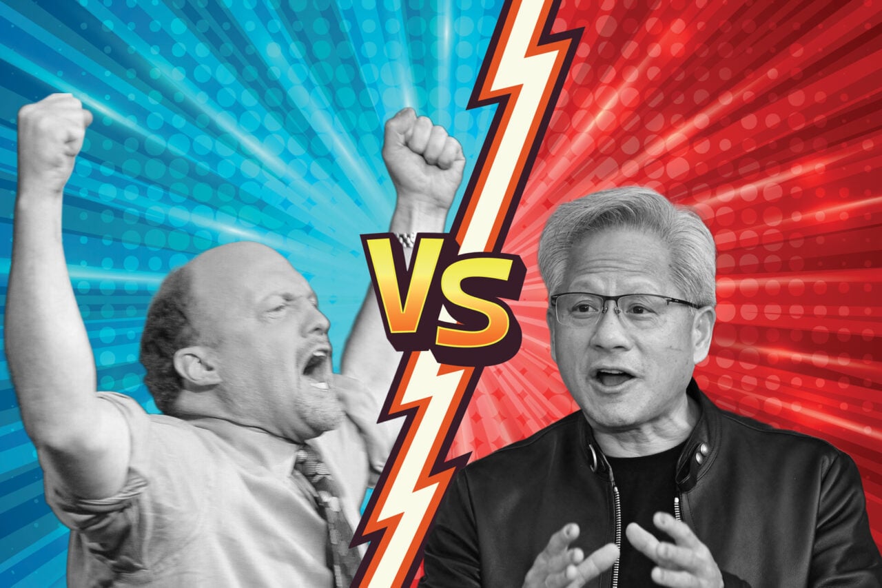 Choose Your Fighter: Nvidia CEO and Jim Cramer Offer Dueling Visions of AI’s Future