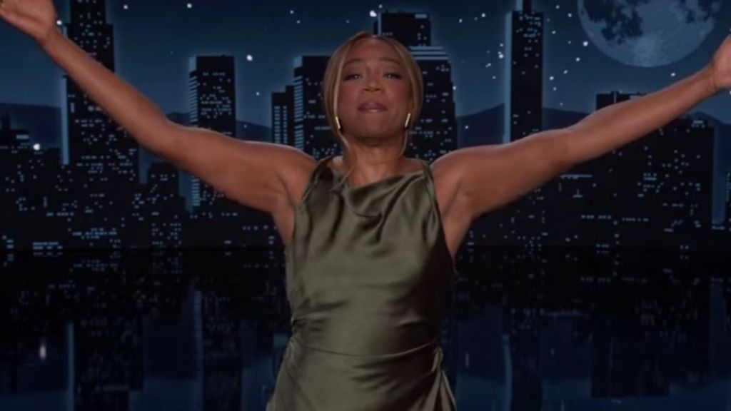 Tiffany Haddish Took Over Jimmy Kimmel Live! & Immediately Went After Donald Trump