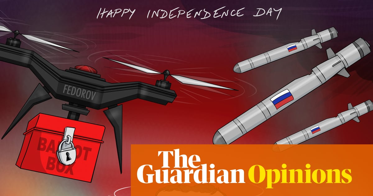 Украйны тусгаар тогтнолын өдөрт зориулсан Никола Женнингсийн хөдөлгөөнт дүрслэл