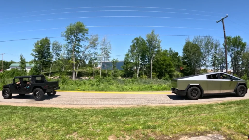 Tesla Cybertruck болон Ram 2500 Cummins загваруудын чирэх чадварын харьцуулсан сорилт