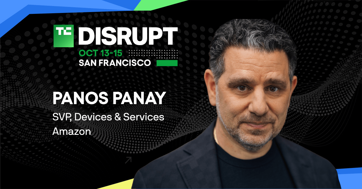 Amazon-ы төхөөрөмж хариуцсан захирал Панос Панай TechCrunch Disrupt 2026 чуулганд оролцоно