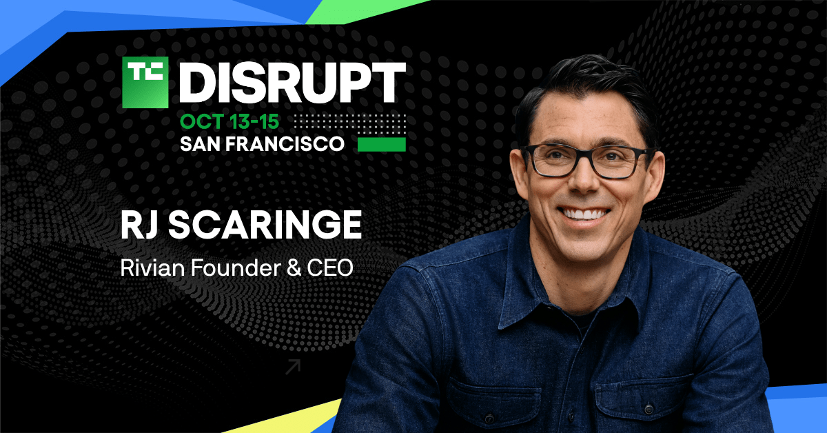 Rivian компанийн гүйцэтгэх захирал Ар Жэй Скаринж TechCrunch Disrupt 2026 чуулганд оролцоно