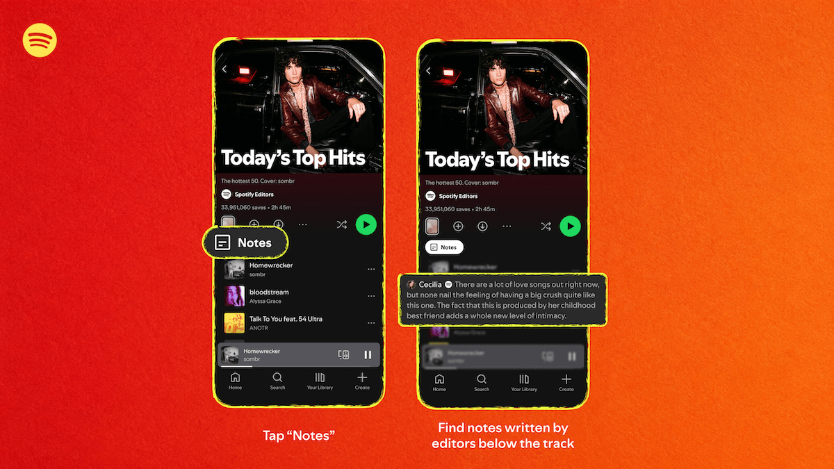 Spotify хэрэглэгчид болон редакторуудад зориулсан плэйлистэд тэмдэглэл нэмэх шинэ боломжийг танилцууллаа