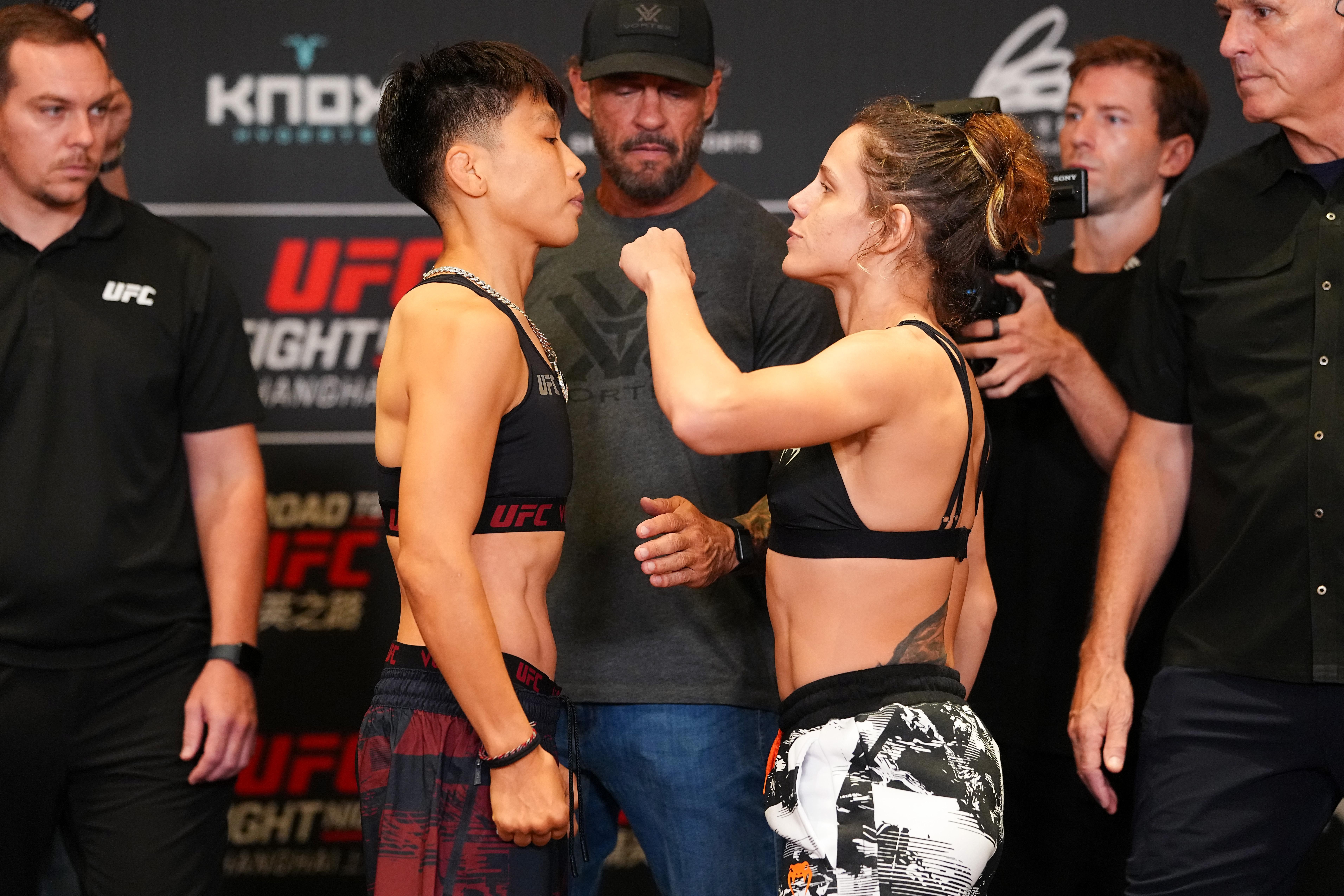 UFC Shanghai: Тулаанчид жин үзэх явцад алдаа гаргаж, жин хэтрүүлэн тулалдах болов