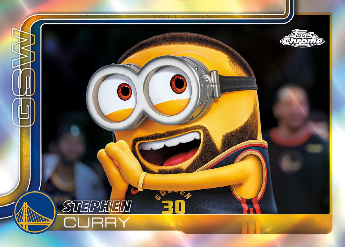 Topps компани NBA болон MLB-ийн оддыг Минион дүрд хувирган үнэ цэнэтэй цуглуулгын картуудыг бүтээв