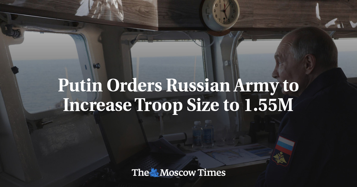 ОХУ зэвсэгт хүчнийхээ бие бүрэлдэхүүний тоог 1.55 саяд хүргэхээр боллоо