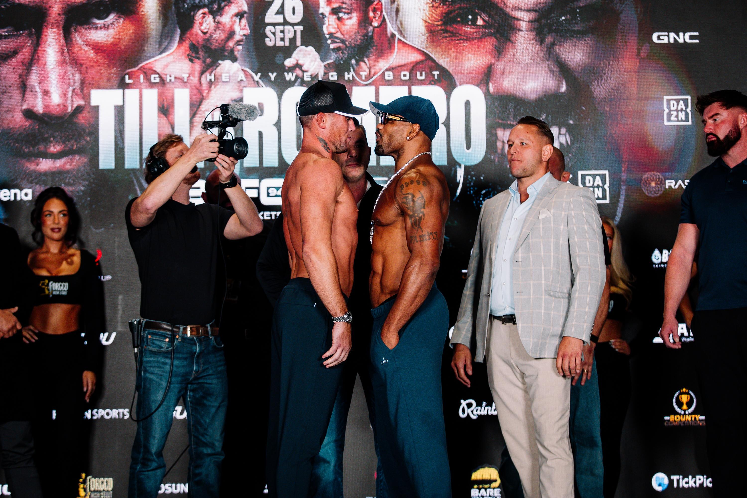 Даррен Тилл болон Йоэль Ромеро нар BKFC 94 тэмцээний гол тулаанд учраа таарав