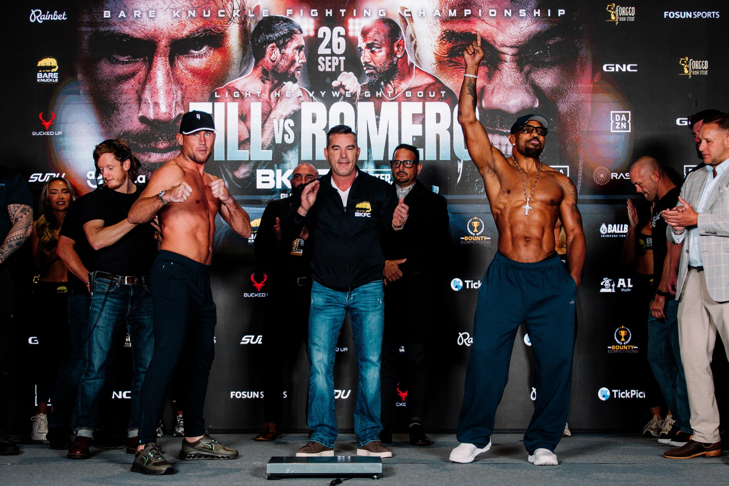 Даррен Тилл болон Йоэль Ромеро нар BKFC 94 тэмцээний үндсэн тулаанд учраа таарлаа
