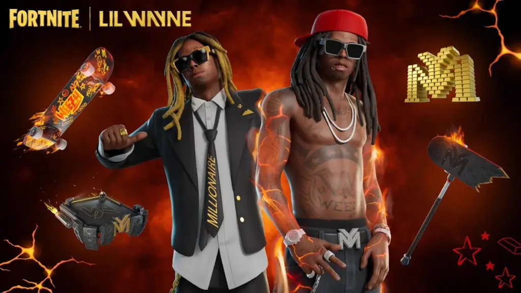Лил Уэйн Fortnite тоглоомын Icon цувралд нэгдлээ