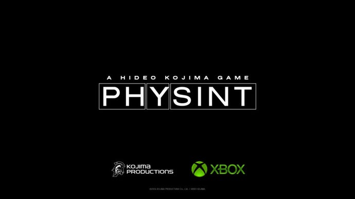 Xbox компани Kojima Productions-ийн Physint тоглоомыг хэвлэн нийтлэхээр боллоо