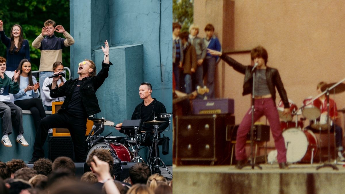 U2 хамтлаг байгуулагдсаныхаа 50 жилийн ойг тохиолдуулан сургууль дээрээ тоглолт хийлээ