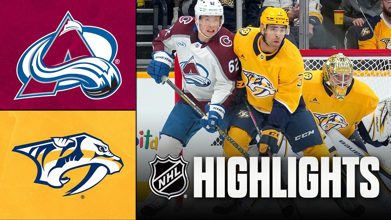 Аваланш vs. Предаторс | NHL Тоглолтын онцлох мөчүүд | 2026 оны 10-р сарын 25